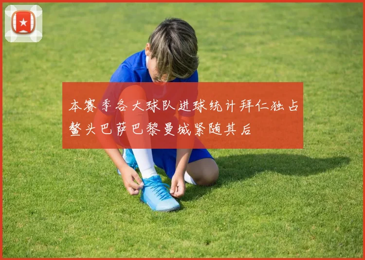 本赛季各大球队进球统计拜仁独占鳌头巴萨巴黎曼城紧随其后