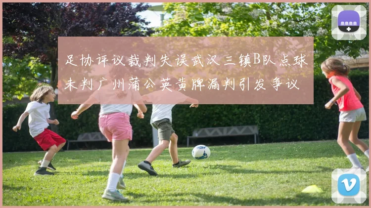 足协评议裁判失误武汉三镇B队点球未判广州蒲公英黄牌漏判引发争议